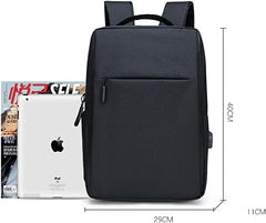 Water Resistant Travel Laptop Backpack with USB Charging