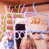 3 Layers With Rings Scarf Hanger