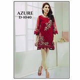 AZURE 2Pc Lawn Suit Ebroidery & Printed R-1041