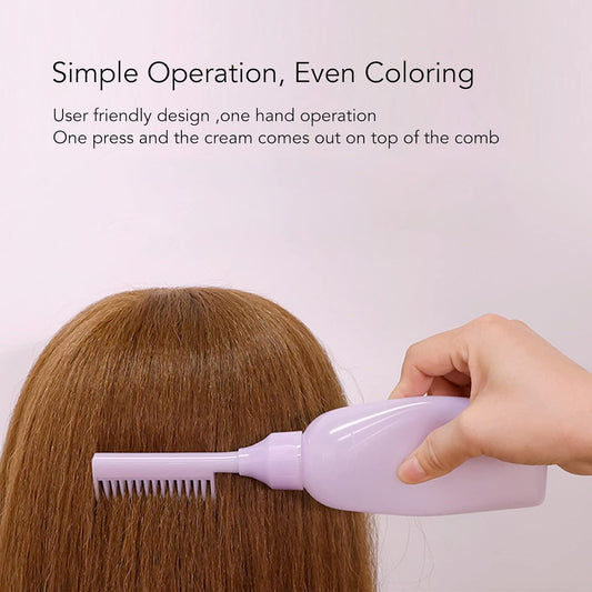 Hair Dye Comb Bottle