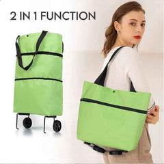 Collapsible Oxford Bag With Wheels