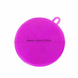 Round Silicone Kitchen Cleaning Brush