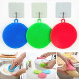 Round Silicone Kitchen Cleaning Brush