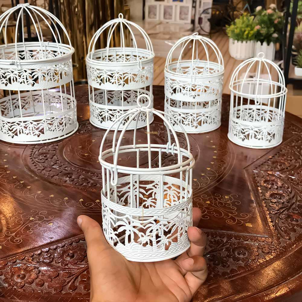 6 PCS Decorative Moroccan Lantern Set