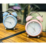 Metal Smooth Non-Ticking Table Alarm Clock