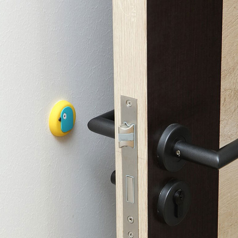 Cute Silicone Wall Door Stopper