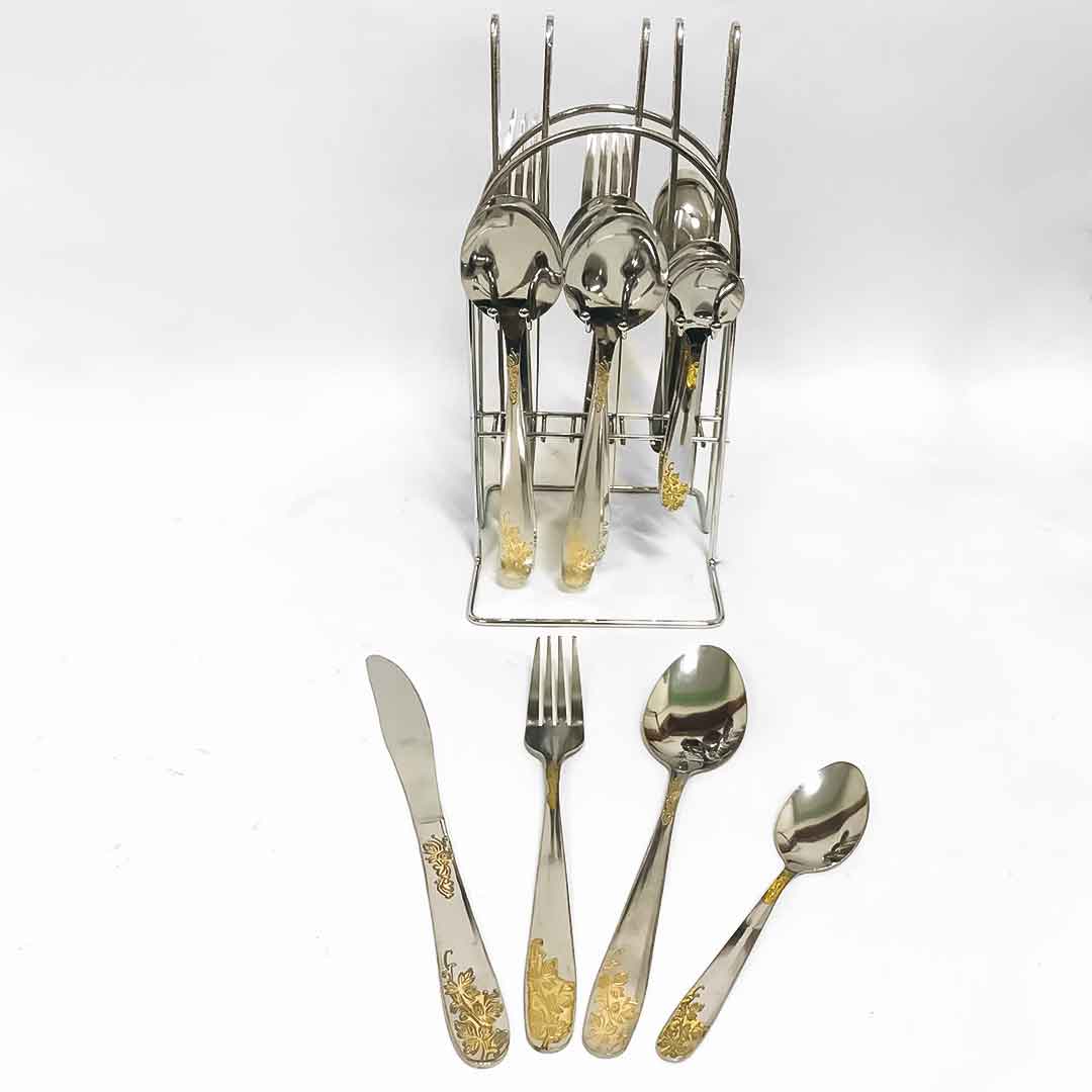 24-Pcs Elegant Cutlery Set