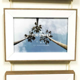 4-Pcs Wooden Wall Hanging Frames (Dark Brown)