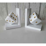 Resin Dice Book Ends