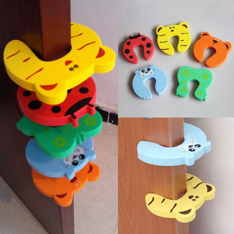 1 Pc Cartoon Shape Child Safety Door Shopper