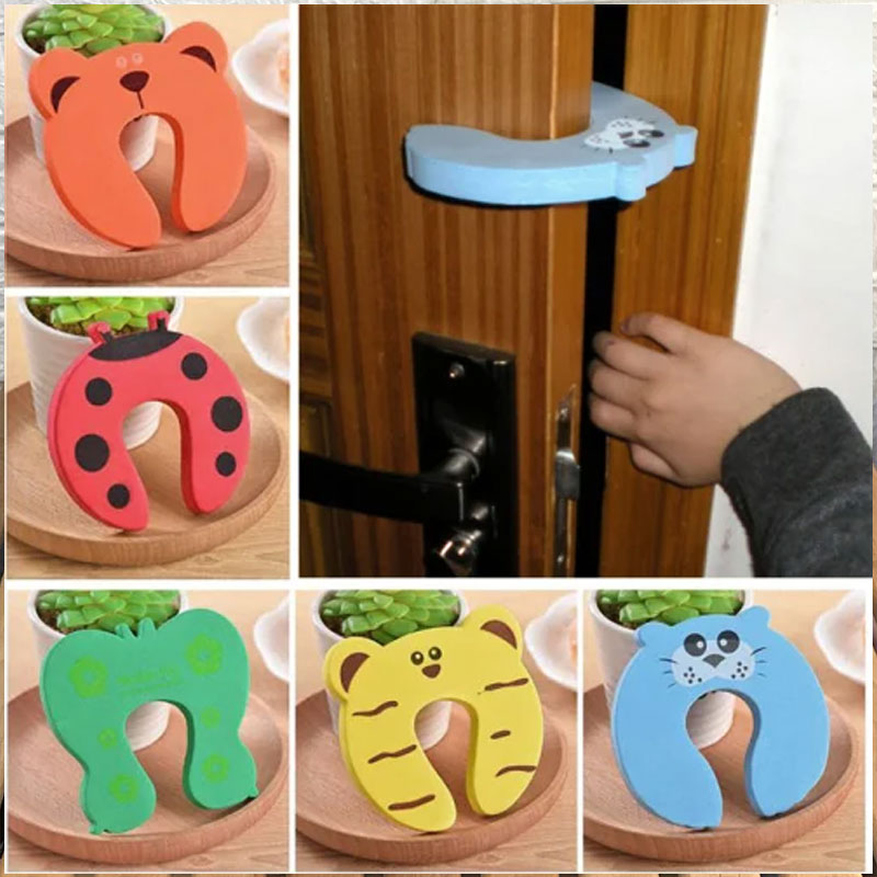 1 Pc Cartoon Shape Child Safety Door Shopper