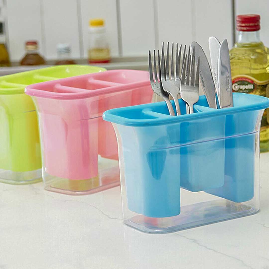 Spoon Knife Drying Storage Rack Basket
