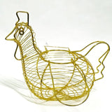 Golden Metal Egg Basket Big Size