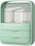 Multifunctional Cosmetics Storage Box (Light Green)
