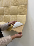 3D Foam Wall Sheet (GOLDEN)