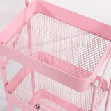 Foldable Kitchen Storage Trolley
