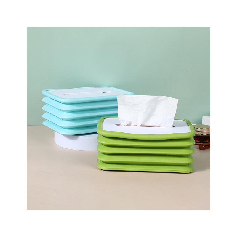 Silicone Foldable Tissue Box