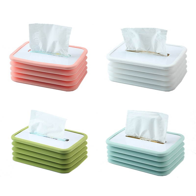 Silicone Foldable Tissue Box