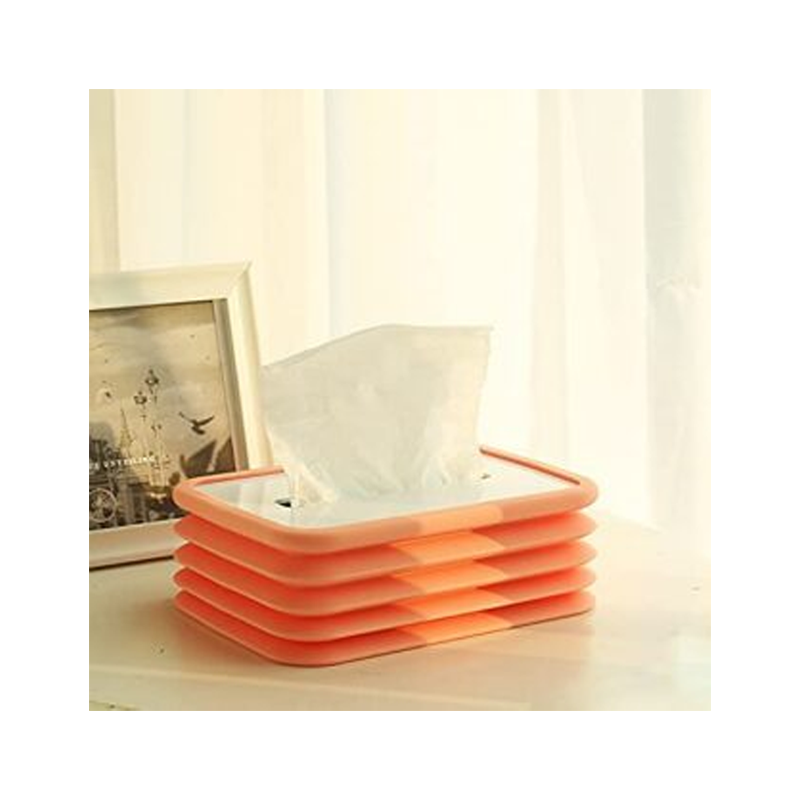 Silicone Foldable Tissue Box