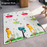 Soft Baby Play Mat Cartoon Printed Foldable