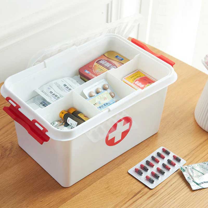 First Aid Kit Medicine Storage Box