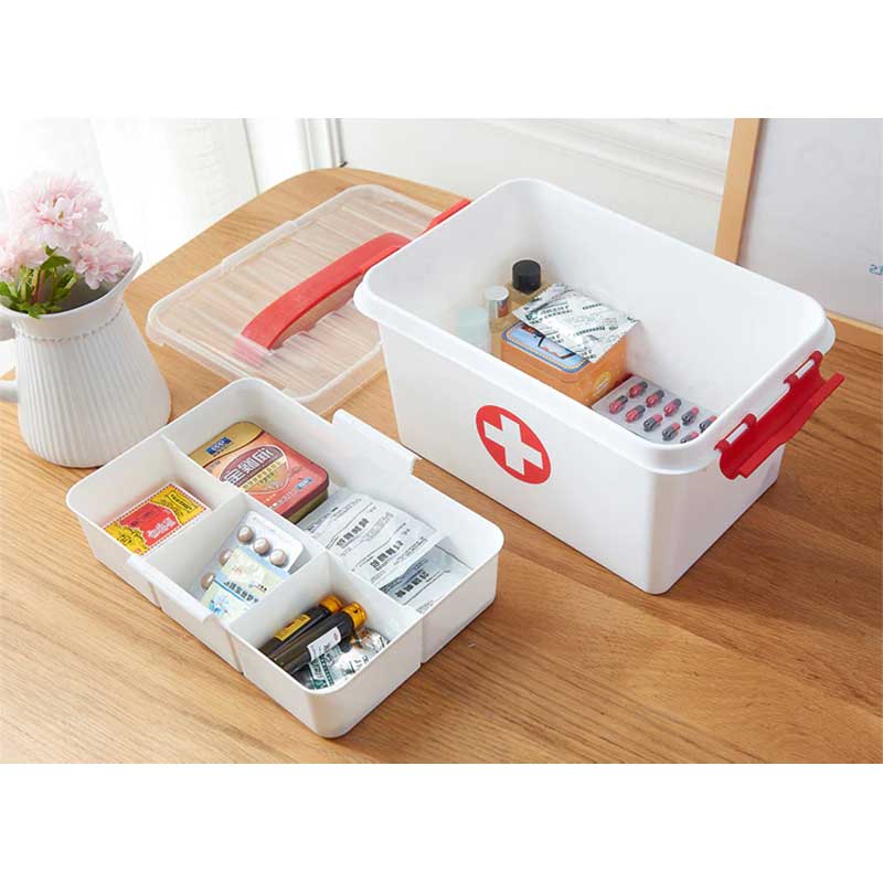First Aid Kit Medicine Storage Box