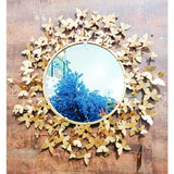 Metal Antique Wall Hanging Mirror