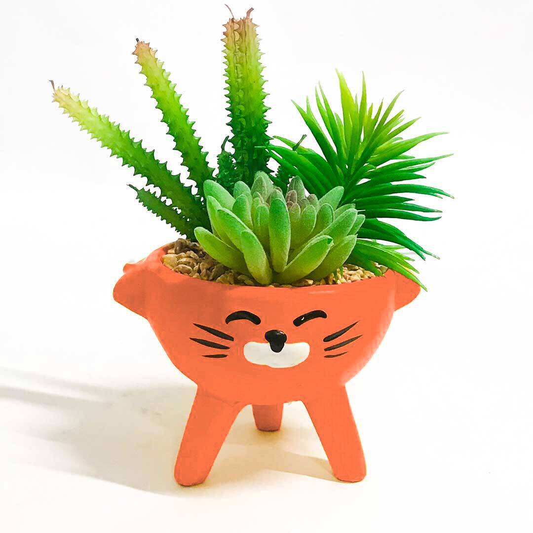 Cartoon Ceramic Animal Flowerpot