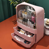 Multifunctional Cosmetics Storage Box (pink)