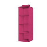 4-Shelf Clothes Hanging Organizer Wardrobe