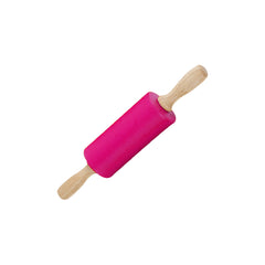 Silicon Roiling pin with Wooden Handle