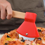 Ax Bamboo Handle Pizza Cutter
