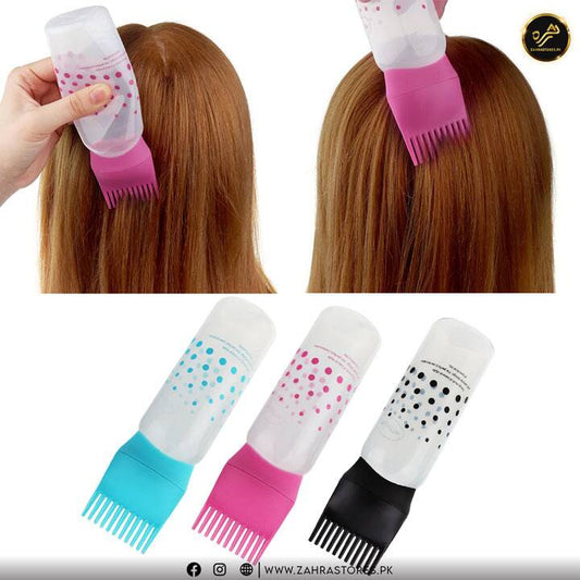 Silicon Hair Oil Bottle