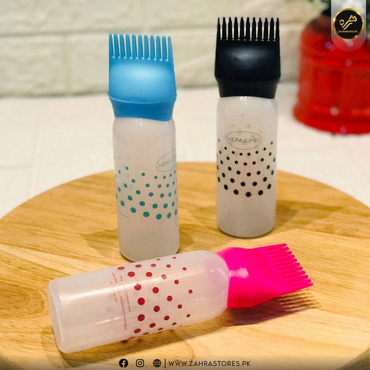 Silicon Hair Oil Bottle