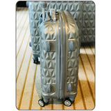 3 Pcs Business Travel Trolley Suitcase (Light Grey)