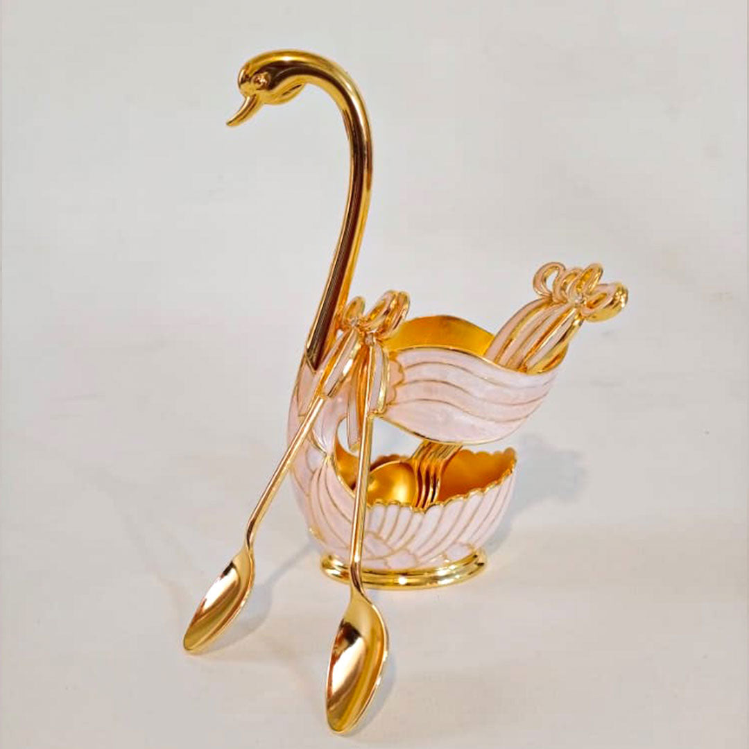Golden Swan Tea Spoons Set