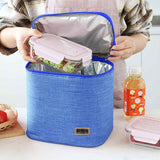Portable Thick Thermal Insulation Bag (Blue)