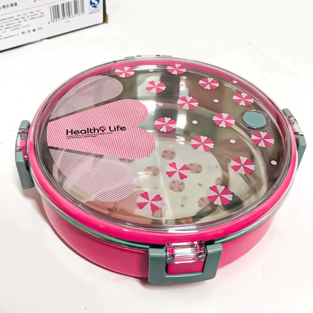 Round Stainless Steel Lunch Box
