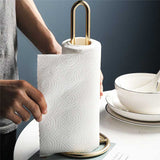 Golden Iron Tissue Role Stand