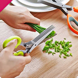 Vegetable Scissor With Cleaning Brush