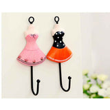 Cute Dress Shape Wall Hooks