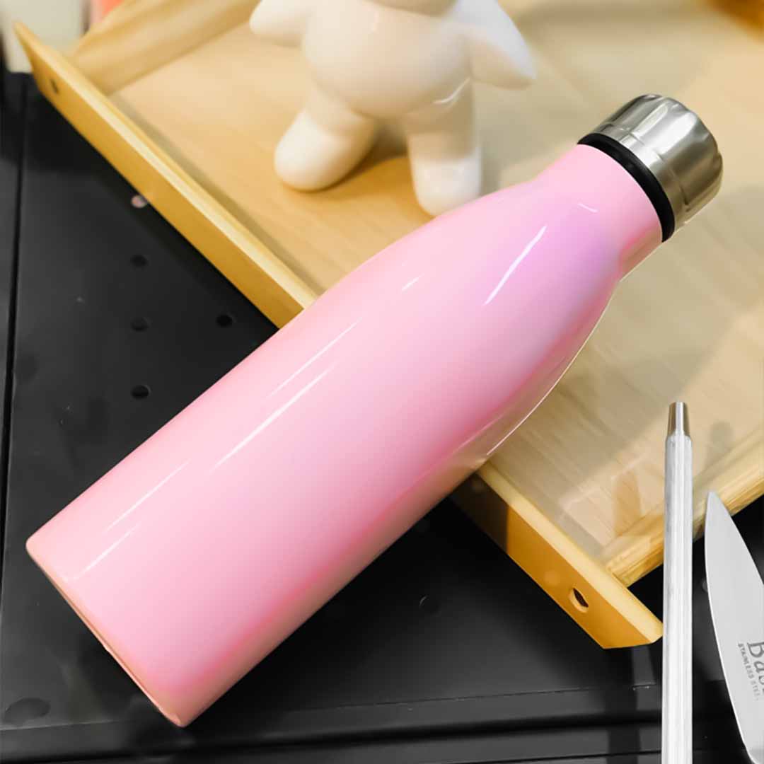 500ML Stainless Steel Water Bottle(PINK)
